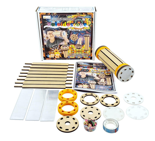 DIY wooden kaleidoscope kit