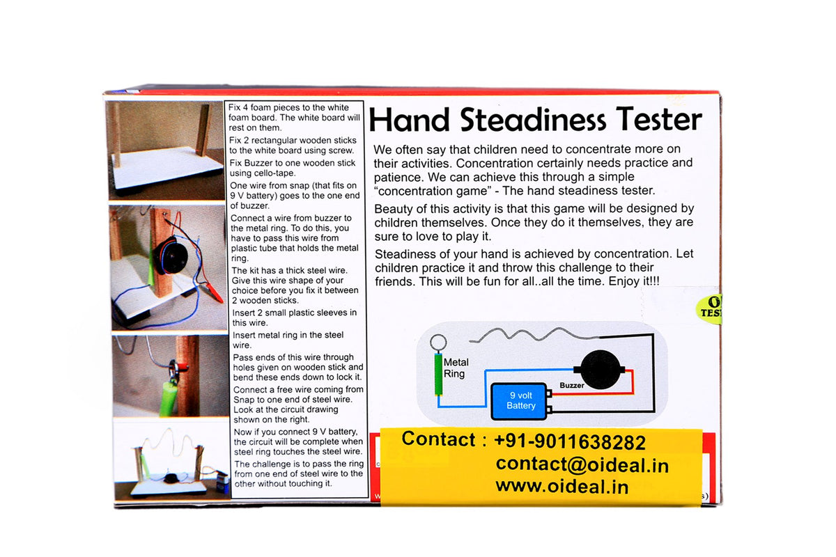 DIY Hand Steadiness Tester & Concentration Puzzle