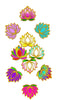Unfinished Wooden Lotus Cutout – Type A, 4.5 Inch