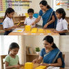 StepsToDo Base Ten Blocks Set – 131 Pieces Yellow Math Manipulative | Ones Tens Hundreds Thousand Blocks | Place Value Learning for Kids, Teachers & Classroom (Blocks Only – No Box, No Book, No Mat)