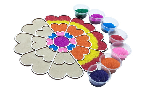 Reusable Floating Rangoli Mat – Design V