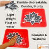 StepsToDo Reusable Rangoli Making Frame with Wooden Base. Simply Fill in with Rangoli, Pulses or Petals. Traditional Designs with Modern Day Ease of Use. Durable. Portable.