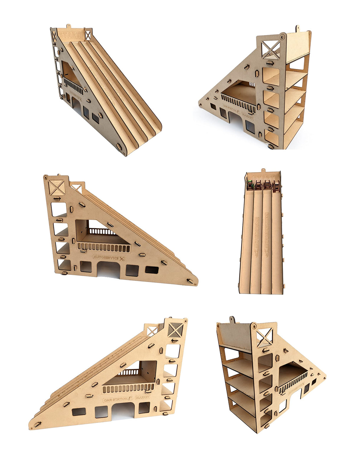 Parking & Ramp Engineering Build-and-Paint Activity Set