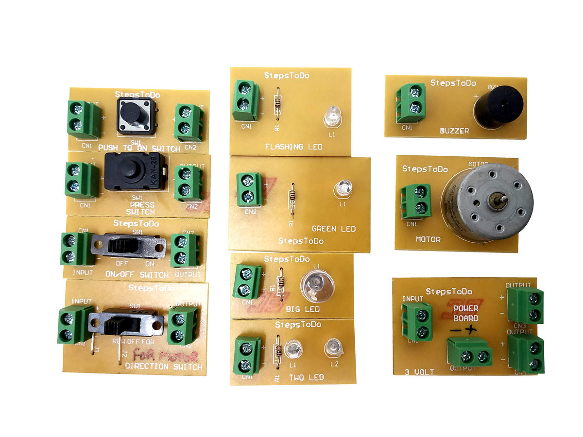 Electricity & Electronics Building Blocks Experiment Kit