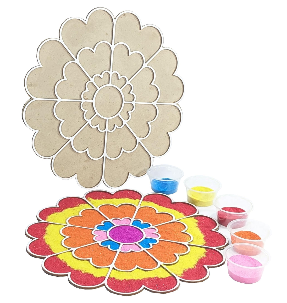 Reusable Floating Rangoli Mat – Design V