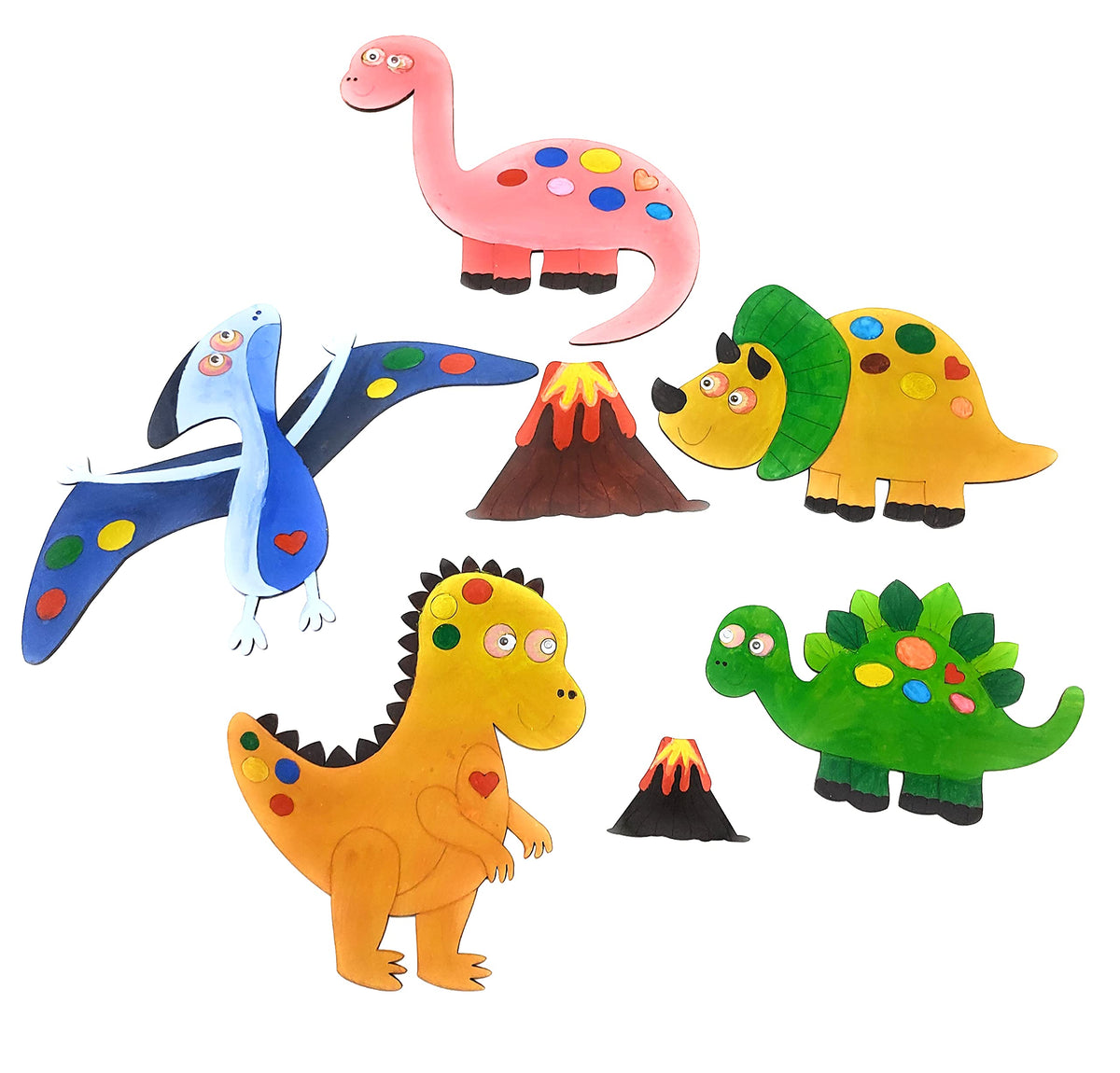 Fun with Dino – Wooden Dinosaur Painting Kit