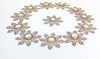 StepsToDo Kolam border/Muggu Pattern Diya Holder with Tea Light Candle/Diya and Golden Candel/Diya Holder. Designer Artistic Rangoli Borders For All Events From Festival, Wedding, Pooja Decoration.
