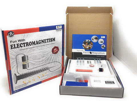 kutuhal. fun with electromagnetism. contains required material and usage manual. perform 40 do it yourself activities.- Multi color