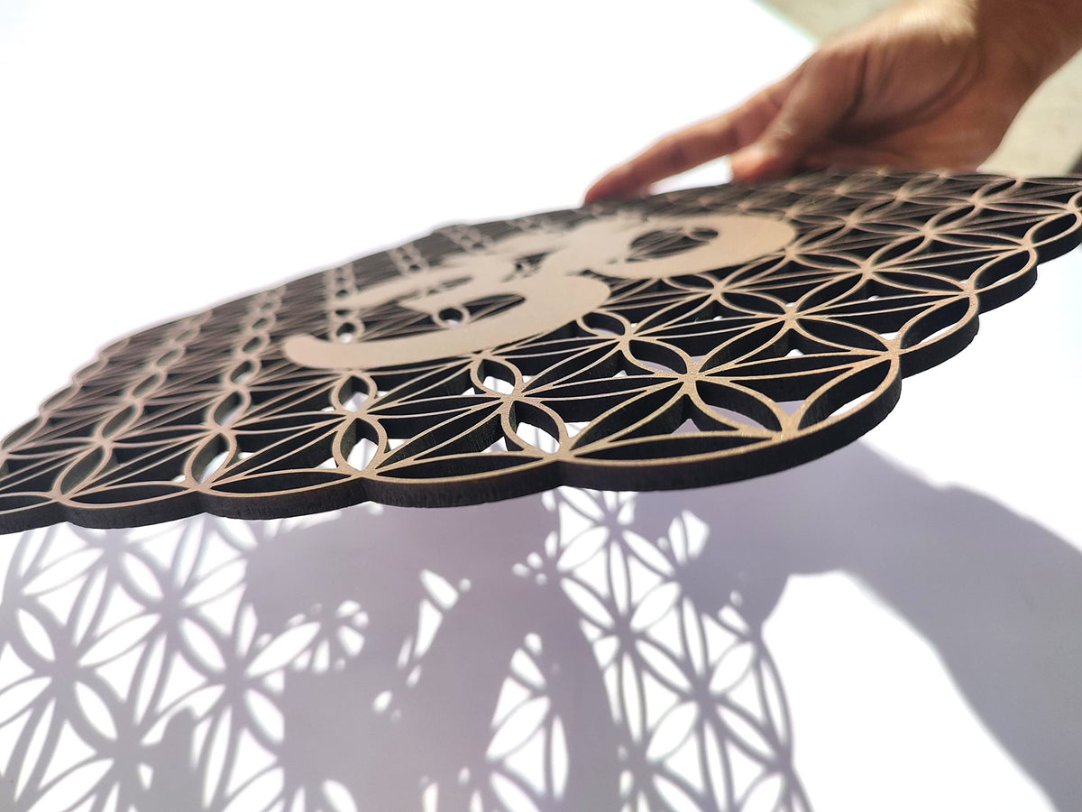Wooden Sacred Geometry Wall Art – Multiple Designs & Finishes
