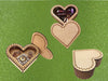 StepsToDo _ Heart Shaped Wooden Box | Elegant Designer Decorative Art | Vanity Box Use for Gifts, Chocolate, Jewelry storage (T280_P2)