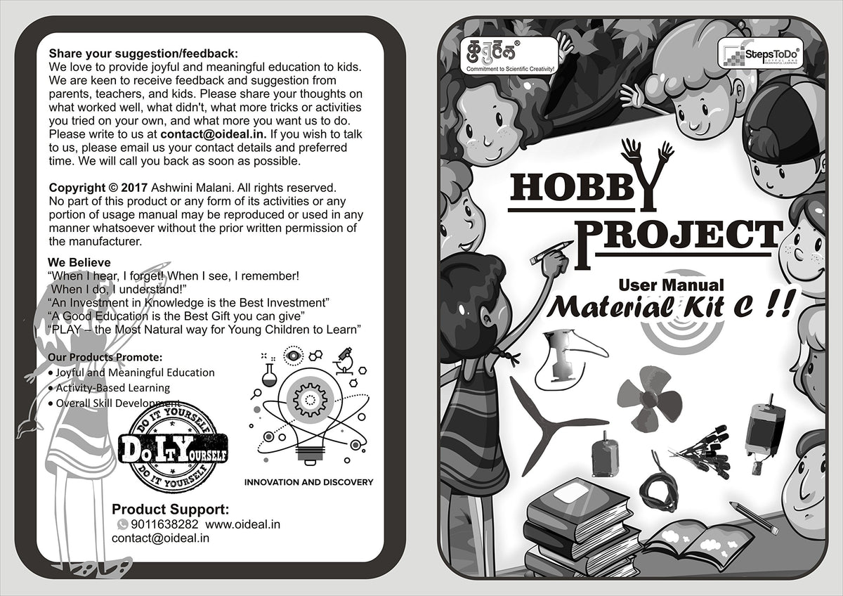 Hobby Science Project Materials – Set C with Manual