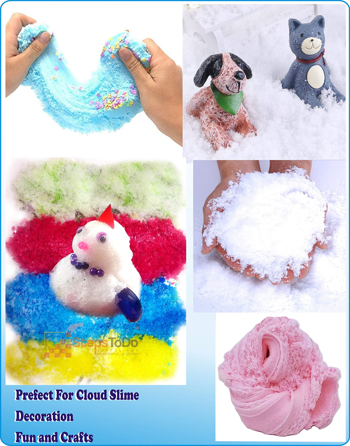 Instant Snow Making Kit – Artificial Snow Powder