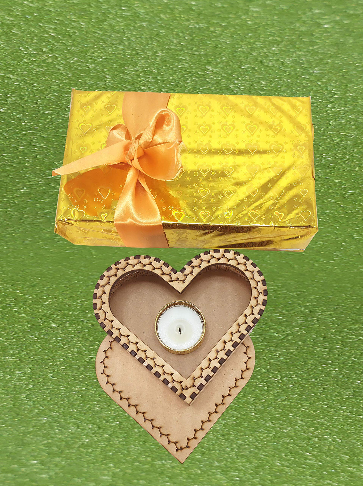 OiDelight Paintable Heart-Shaped Wooden Storage Box – 5 Inch (2)