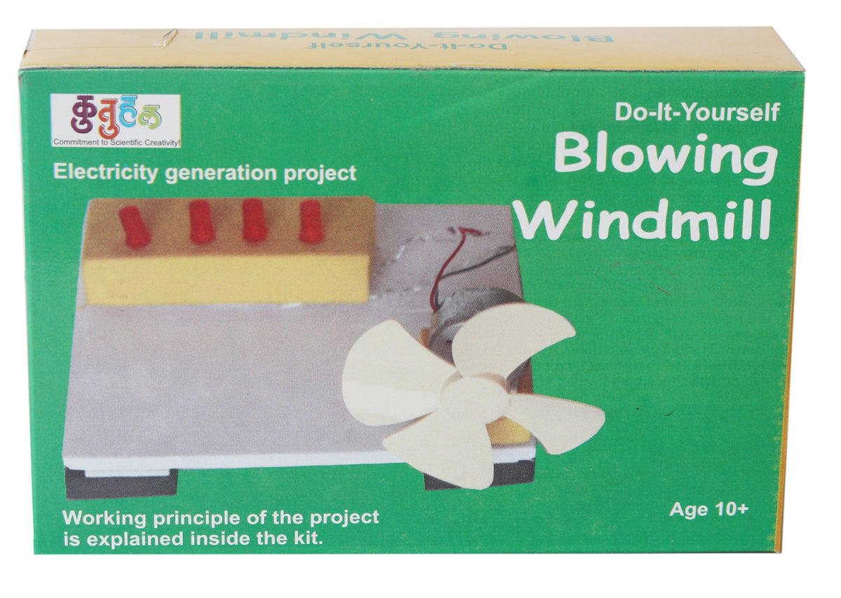 DIY Blowing Windmill Making Kit – Multicolour