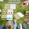 Wooden Learning Stencils with Storage Box – 25 Templates
