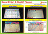 StepsToDo Reward Chart & Monthly Planner. Inculcate Good Habits & Motivate Kids. Improved Marker for Better Write-wipe