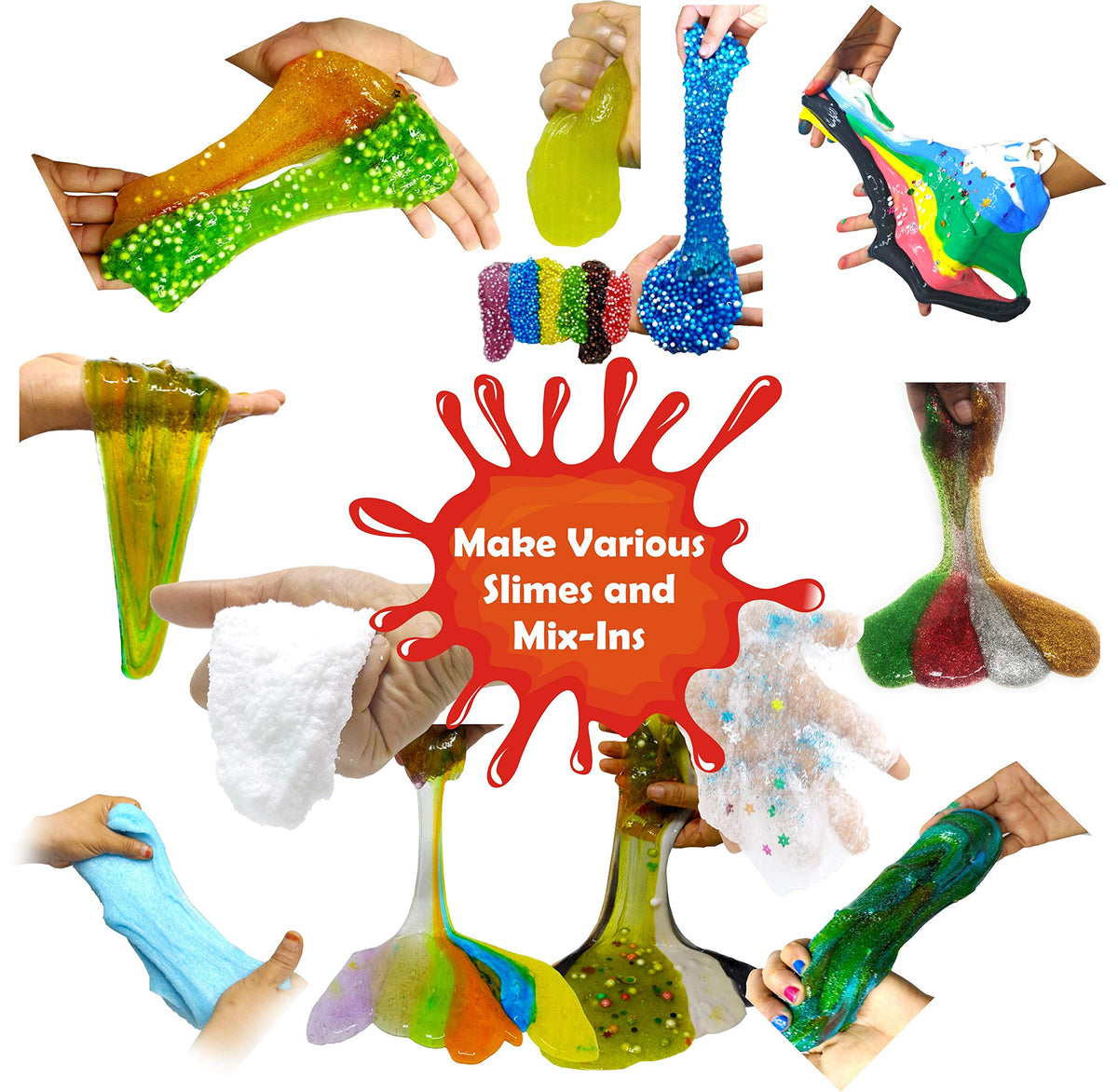 Slime Lab Jumbo Kit – Around 3 kg, 50+ Slimes & Activity Booklet