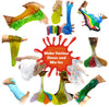 StepsToDo Ultimate Slime Lab. All in One. Jumbo Kit with Around 3 Kg of Content. Make 50+ Slime. Learn Basics of Chemistry. with Activity Booklet. Unicorn Rainbow, Foamy, Crunchy Glitter