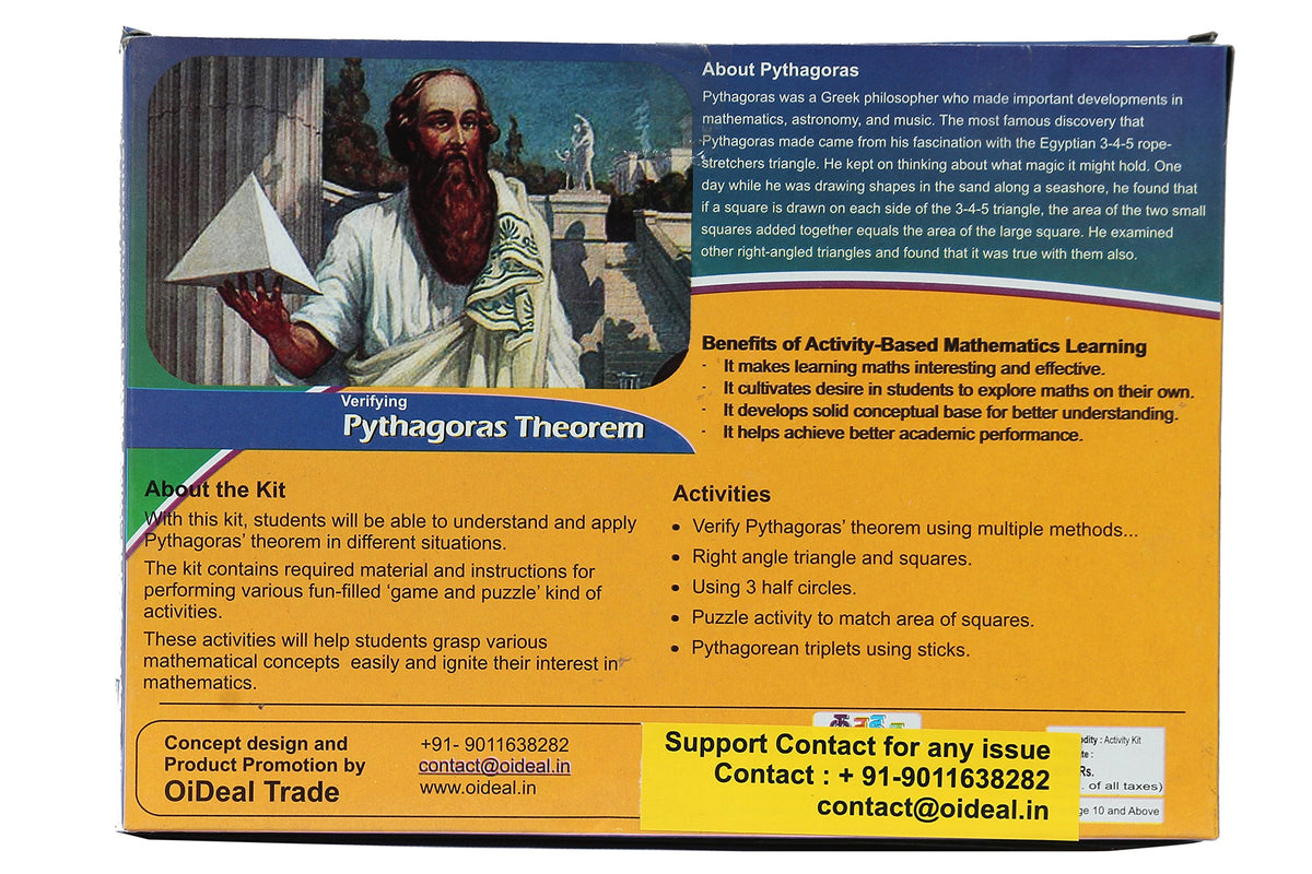 Pythagoras Theorem & Right-Angled Triangle Puzzle Kit
