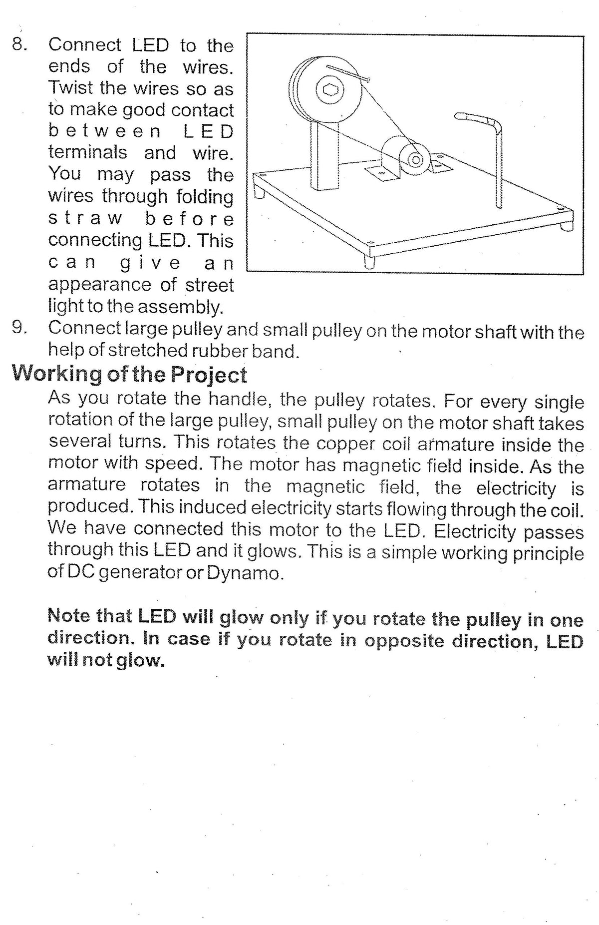DIY DC Generator Making Kit