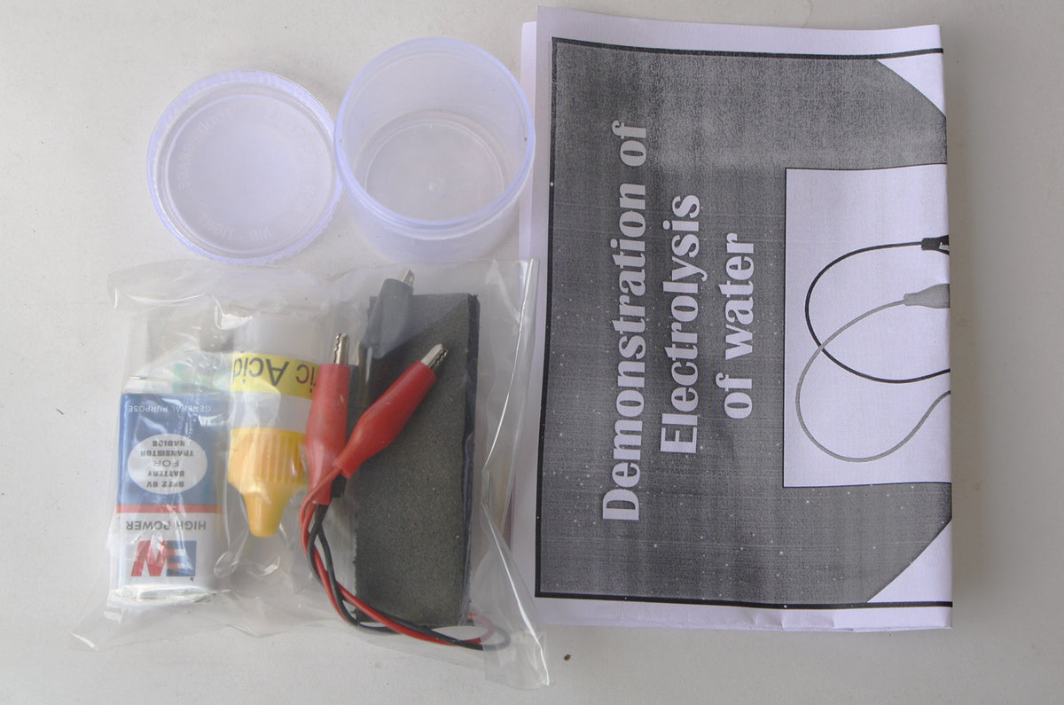 DIY Electrolysis of Water Experiment Kit – Multicolour