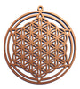 StepsToDo 'Flower of Life' (Metallic Bronze, 11.5 inch) | Wooden Sacred Geometry Art | Hand painted room hanging, wall decor | Spiritual Gift | Multiple design choices are available (T372)