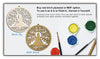 StepsToDo 'Lotus Mandal A' (Raw MDF, 11.5 inch) | Wooden Sacred Geometry Art | Hand painted room hanging, wall decor | Spiritual Gift | Multiple design choices are available (T379)