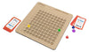 Multiplication and Addition Board Game. 2-in-1 Learning Board Game. Montessori Teaching Learning Material.