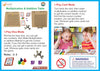 Multiplication and Addition Board Game. 2-in-1 Learning Board Game. Montessori Teaching Learning Material.