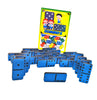 StepsToDo _ Premium Big Size Domino Set | Classical 28 Pieces Double Six Dominoes | Solid Thick Wooden Domino | Traditional Family Game (T262)