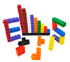 Pack 100 Unifix Cubes in 10 Colours (Multicolour) | 2CM Size | 100 Interlocking Counting Cubes | Linking Cubes | Snap Cubes Set of 100 with Activity Booklet (T199)