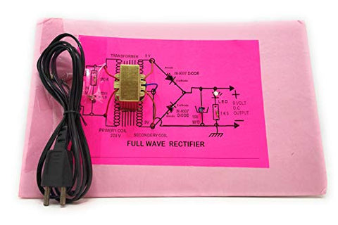 StepsToDo _ Full Wave Rectifier | Pre-Assembled Kit on Card-Board Base | Demonstration Handmade Project | Ready for Use (T173)