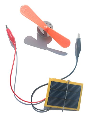 Solar Hobby Kit B – Solar Panel, DC Motor & Fan
