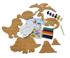 Fun with Dino | Kid's DIY Wooden Dinosaur Painting Craft Kit | Ideal for Home Schooling Activity