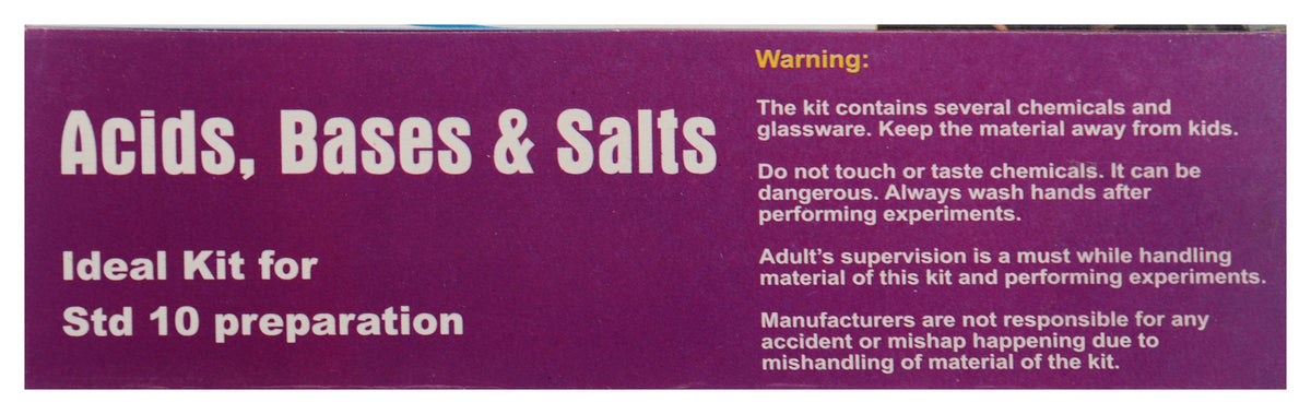 Class 10 Chemistry Kit – Acids, Bases & Salts
