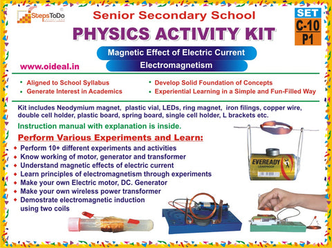 Class 10 Physics (Magnetic Effect of Electric Currents, Electromagnetism) - Hands On Learning Kit