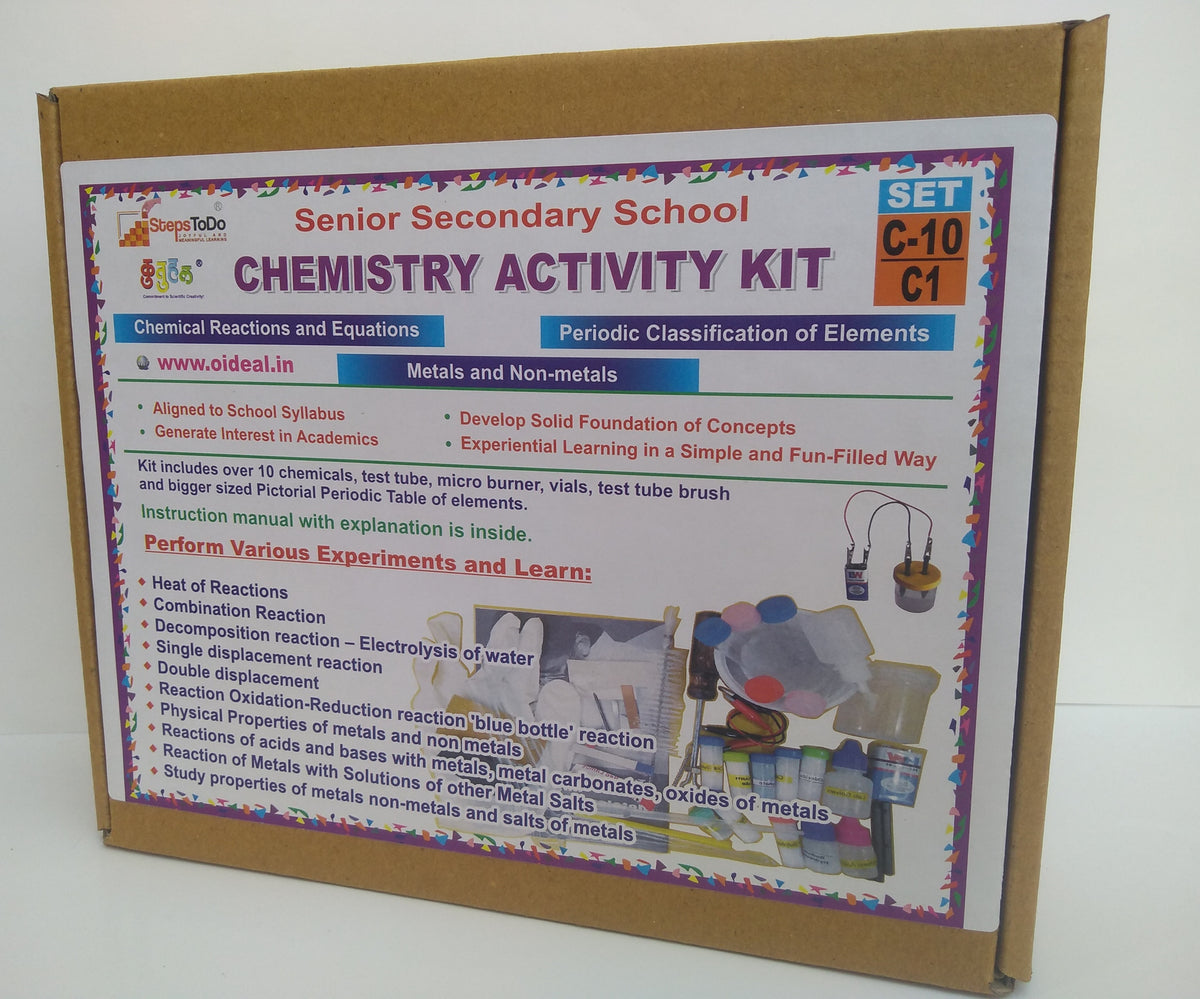 Class 10 Chemistry Kit – Reactions, Metals & Non-Metals