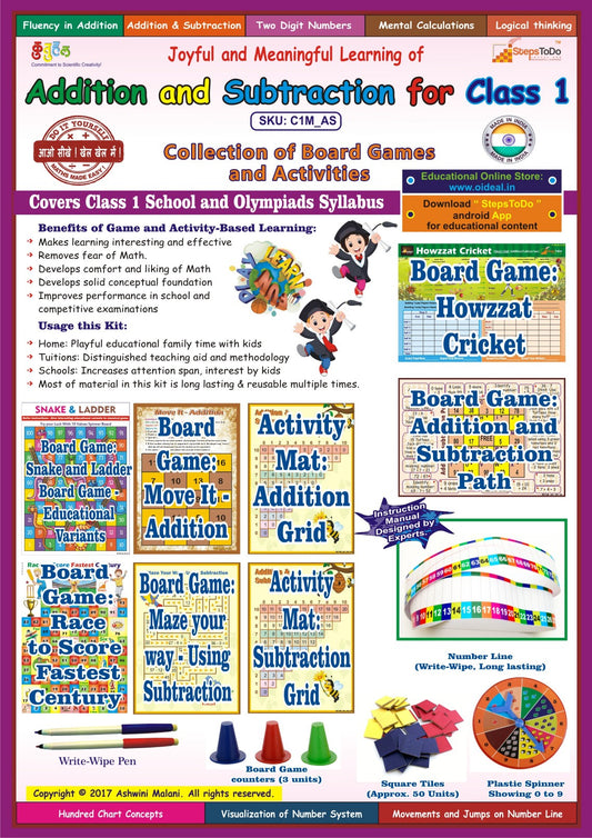 Class 1 Addition & Subtraction – Board Games & Activities