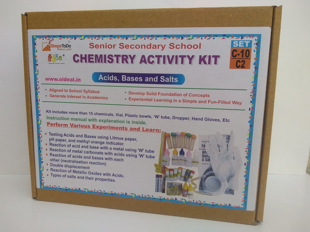 Class 10 Chemistry Kit – Acids, Bases & Salts