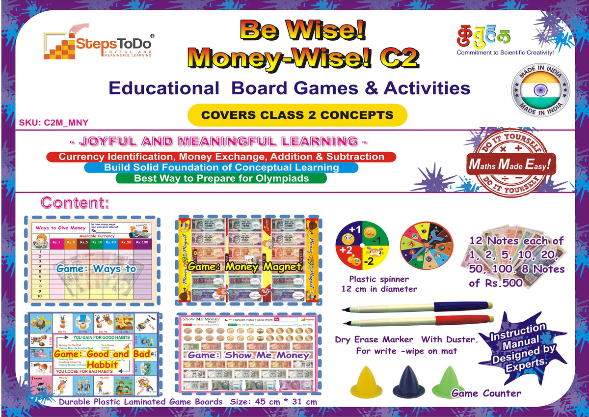 Class 2 Money Operation Math Learning Games