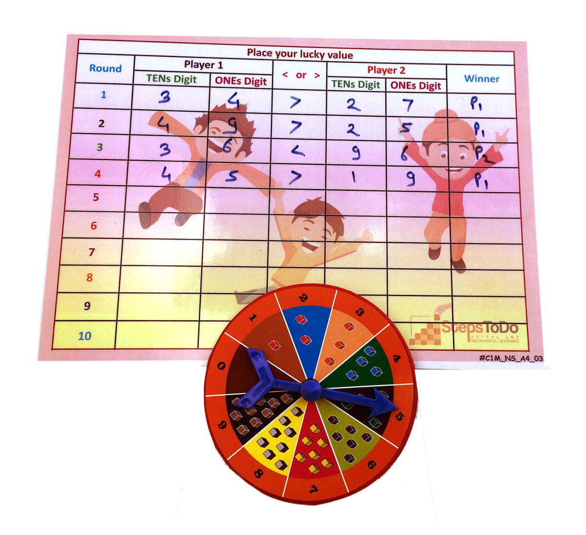 Class 1 Number Sense – Board Games & Activities