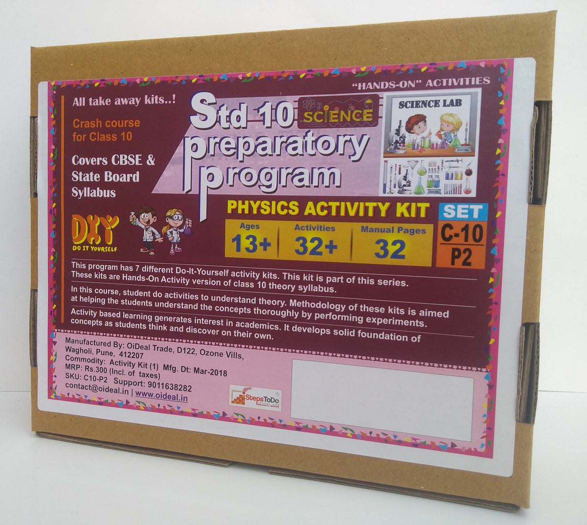 Class 10 Physics Kit – Light, Reflection & Refraction