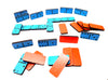 StepsToDo _ Premium Big Size Domino Set | Classical 28 Pieces Double Six Dominoes | Solid Thick Wooden Domino | Traditional Family Game (T262)