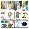 Ultimate Slime Lab | All in One | 50+ Pieces Set | Make 40+ Slime | Milky, Unicorn Rainbow, Swirl, Crunchy, Foamy, Clear, Galaxy, Mermaid, Glitter, Sparkle, Jelly, PVA, Clear, White Glue (T208)