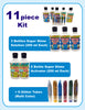 Basic Slime Making Kit | Basic Slime Supplies Kit | Super Slime Mix (600 ml) + Super Slime Activator (400 ml) + 6 Glitter Tubes (T314)