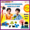 StepsToDo _ Solar and Electrical Fan Making Kit (2 in 1) | Solar Energy Demonstration Model | DIY Science Project | Educational Gift | Teaching and Learning Aid (T295)