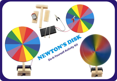 StepsToDo _ Motorized Newton's Disk Making Kit | School Science Project | DIY Science Activity Kit | STEM Learning Kit (T236)