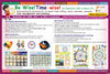 Be Wise! Time-wise! Help Your Kids Learn Essential Skills in Real-Life: Clock, Time Telling, Daily Dairy, Planner Monthly Calendar, Seasons. Kit Includes Includes Dummy Clock and much more.