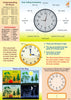 Be Wise! Time-wise! Help Your Kids Learn Essential Skills in Real-Life: Clock, Time Telling, Daily Dairy, Planner Monthly Calendar, Seasons. Kit Includes Includes Dummy Clock and much more.