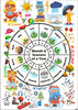 Be Wise! Time-wise! Help Your Kids Learn Essential Skills in Real-Life: Clock, Time Telling, Daily Dairy, Planner Monthly Calendar, Seasons. Kit Includes Includes Dummy Clock and much more.